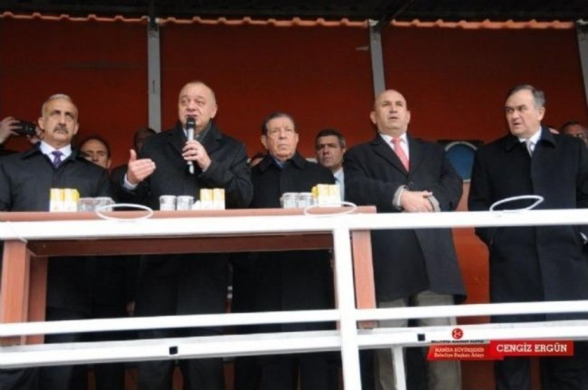 Başkan Erg&uuml;n Madencilerle Bir Araya Geldi