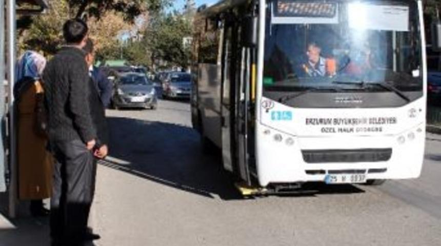 Erzurum'da 65 Yaş &Uuml;zerine Ulaşım Artık Bedava
