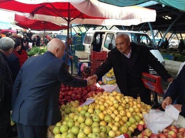 Develi Belediye Başkan Adayı Cabbar, Esnafı Ziyaret Etti 1