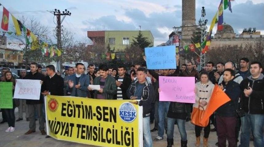 Eğitim-sen Midyat'ta Berkin İ&ccedil;in A&ccedil;ıklama Yaptı