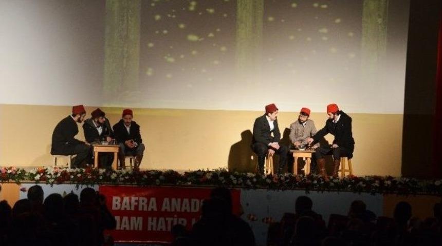 Bafra&rsquo;da İstiklal Marşı Programı