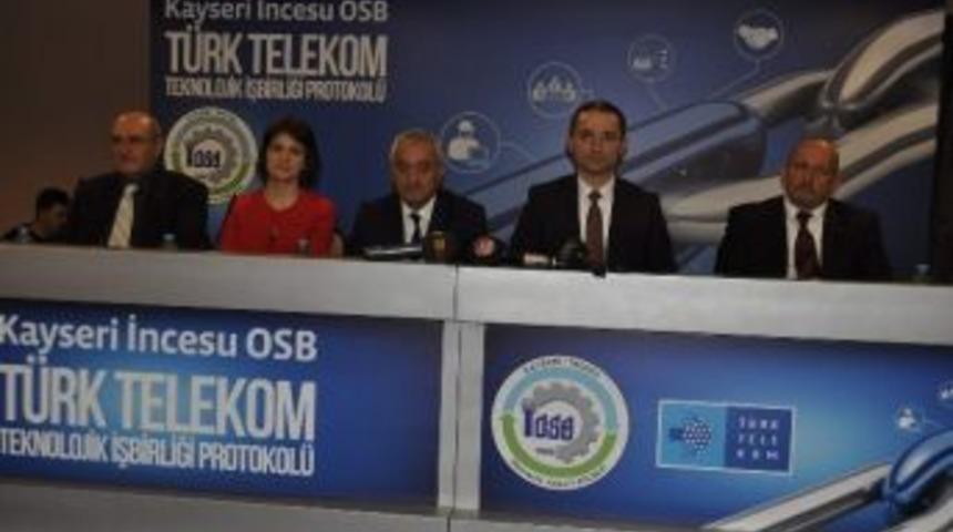 İncesu Osb Ve T&uuml;rk Telekom Arasında Teknoloji İş Birliği Protokol&uuml; İmzalandı