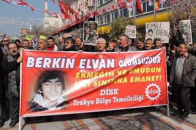 Edirne'de Berkin Elvan Eylemleri