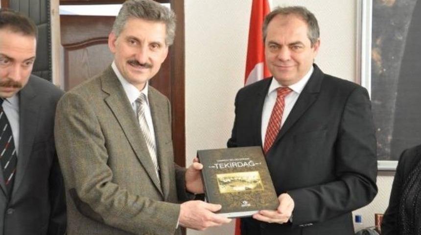 Rumeli Balkan Federasyonu Başkanından Tekirdağ Belediyesine Ziyaret