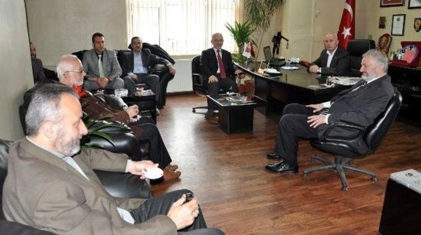Kar&rsquo;dan, Şof&ouml;rler Odası Başkanı Bahar&rsquo;a Ziyaret