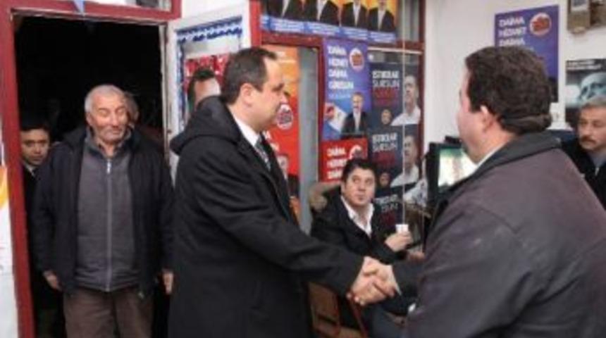 Chp&rsquo;li Giresun Belediye Başkanı Ve Başkan Adayı Aksu'dan Ak Parti Se&ccedil;im B&uuml;rosu'na Ziyaret