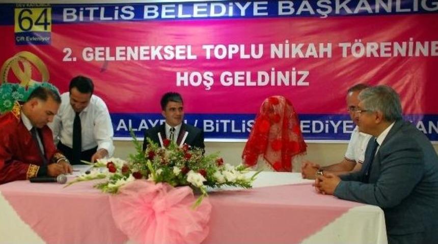 Bitlis Belediyesi Bu Yıl 100 &Ccedil;ifti Evlendirecek