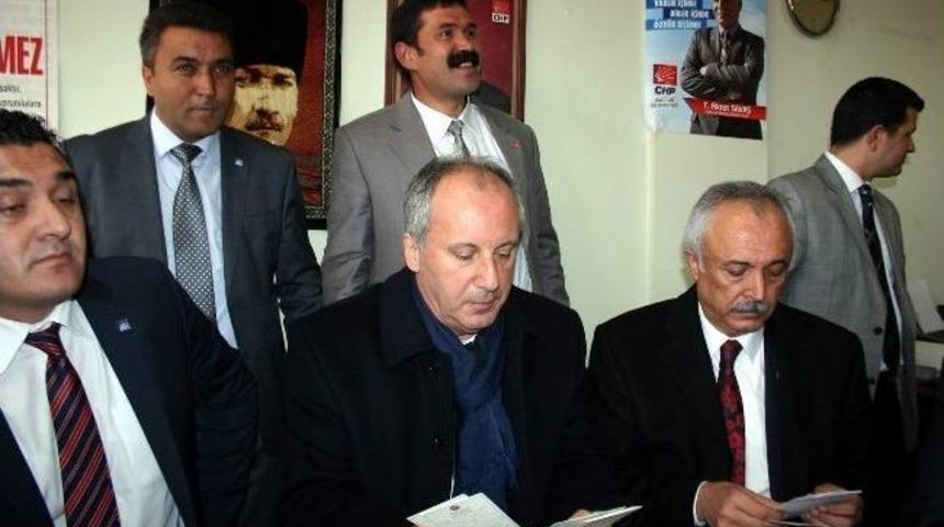 Chp Grup Başkan Vekili İnce Sivas'ta Halka Seslendi