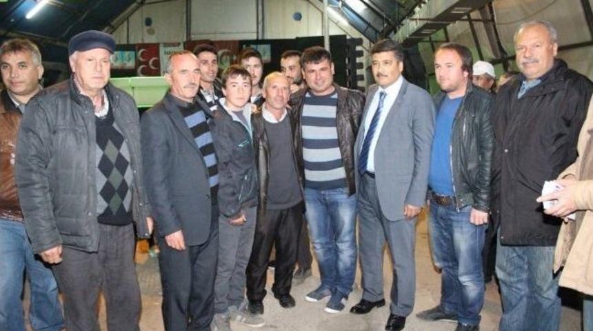 Mhp Adayı &Ccedil;elik, Ermenek&rsquo;te Vatandaşları Dinledi