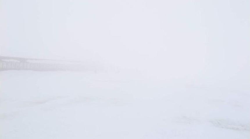 Erciyes Yolu Sisle Kaplandı