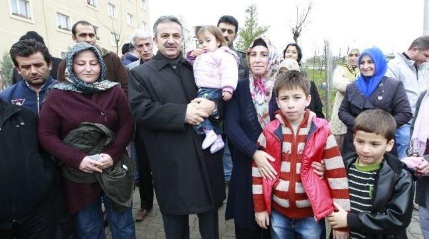 Başkan K&ouml;şker Kirazpınar Toki Konutlarını Ziyaret Etti