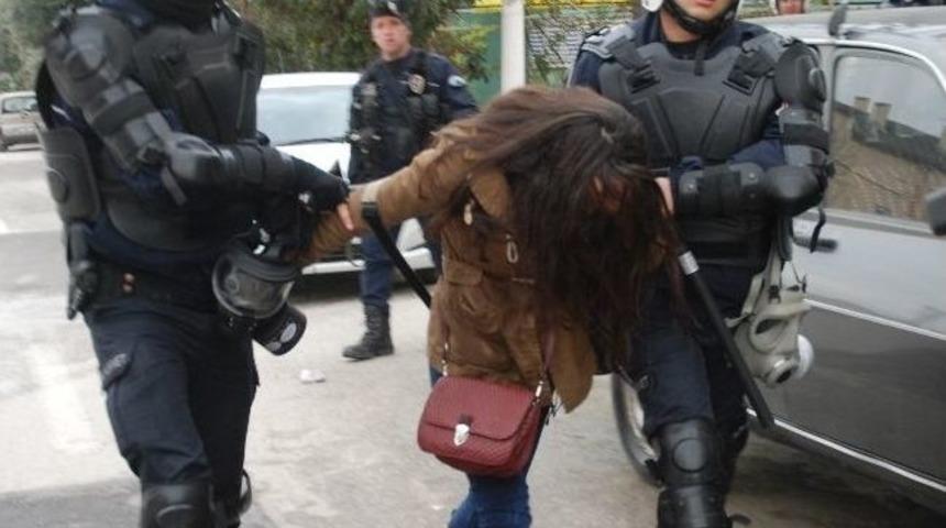 Denizli&rsquo;de Eylemciler Ka&ccedil;tı Polis Kovaladı