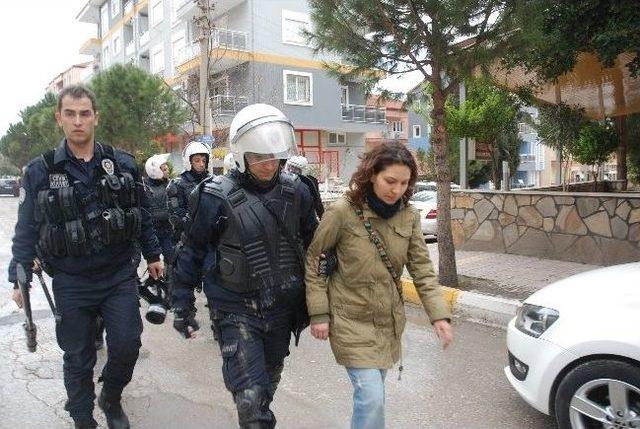 Denizli’de Eylemciler Kaçtı Polis Kovaladı