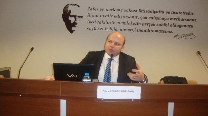 Etso Meclisi'nin Mart Ayı Konuğu Av. G&ouml;khan Uğur Bağcı Oldu