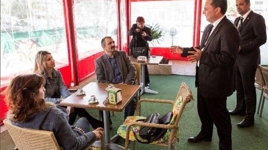 Chp Adayı Uysal, Esnaf Ziyaretlerini S&uuml;rd&uuml;r&uuml;yor