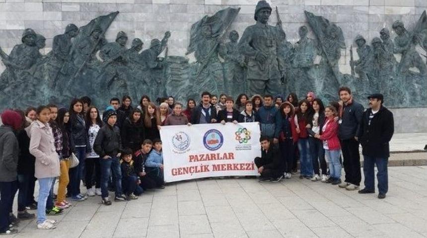 Pazarlar Gen&ccedil;lik Merkezinden &Ccedil;anakkale Gezisi