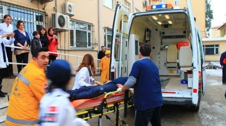 Vezirk&ouml;pr&uuml;'de Yangın Tatbikatı