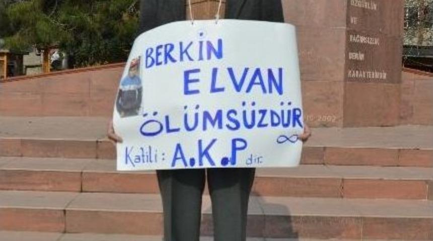 Emekli &Ouml;ğretmenden Tek Kişilik Eylem