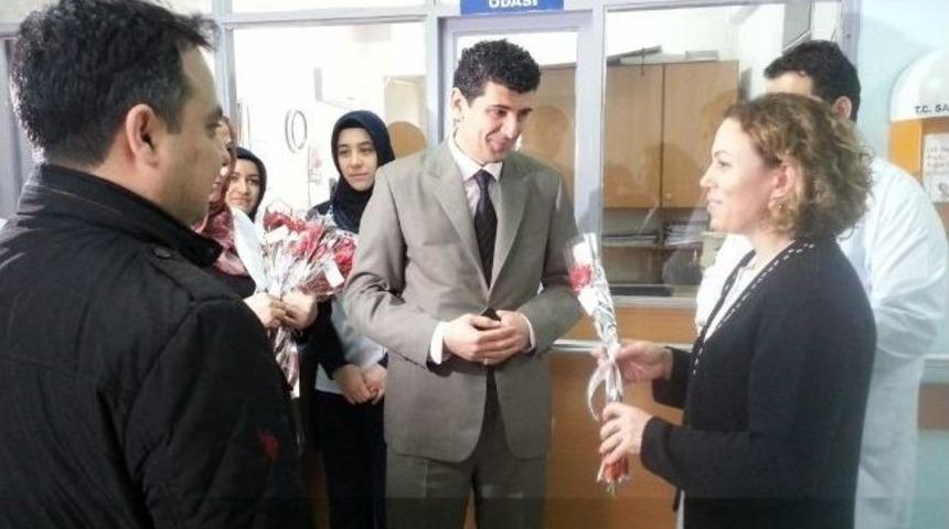 Uşak&rsquo;ta Tıp Bayramı Ziyaretleri Başladı