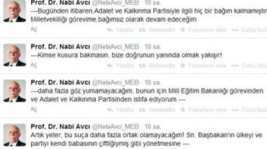 Twıtter'da "sahte" Bakan İstifası