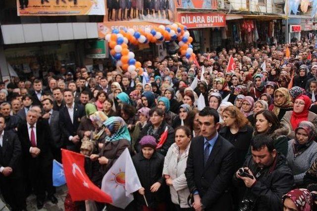 Ak Parti Alaplı Merkez Seçim Bürosu Törenle Açıldı