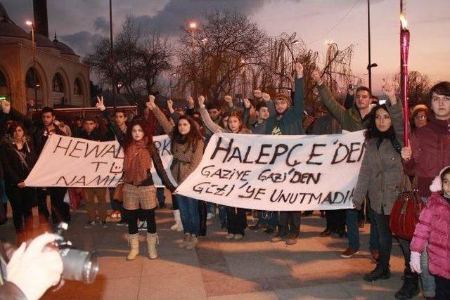 Berkin Elvan ın &Ouml;l&uuml;m&uuml; Bandırmada Protesto Edildi 2