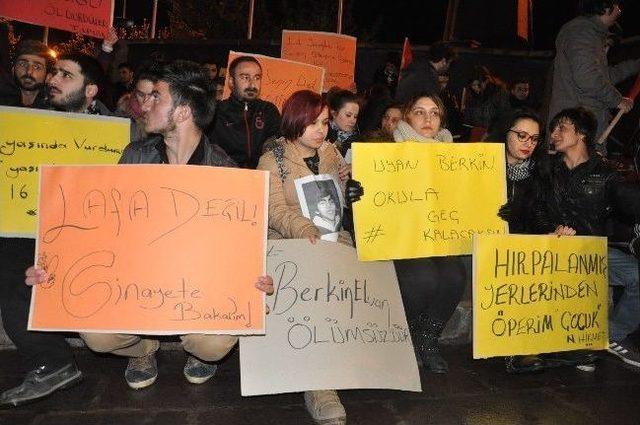 Erzurum&rsquo;da &ldquo;berkin Elvan&rdquo; Eylemi 1