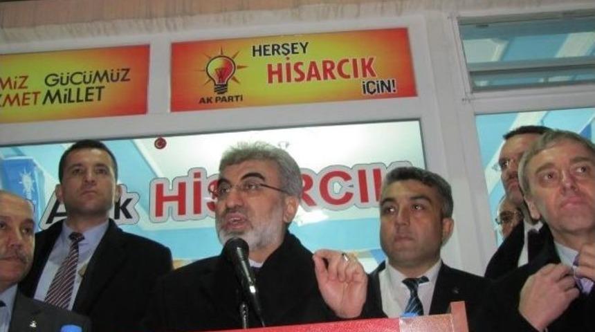 Enerji Ve Tabii Kaynaklar Bakanı Taner Yıldız Hisarcık'ta