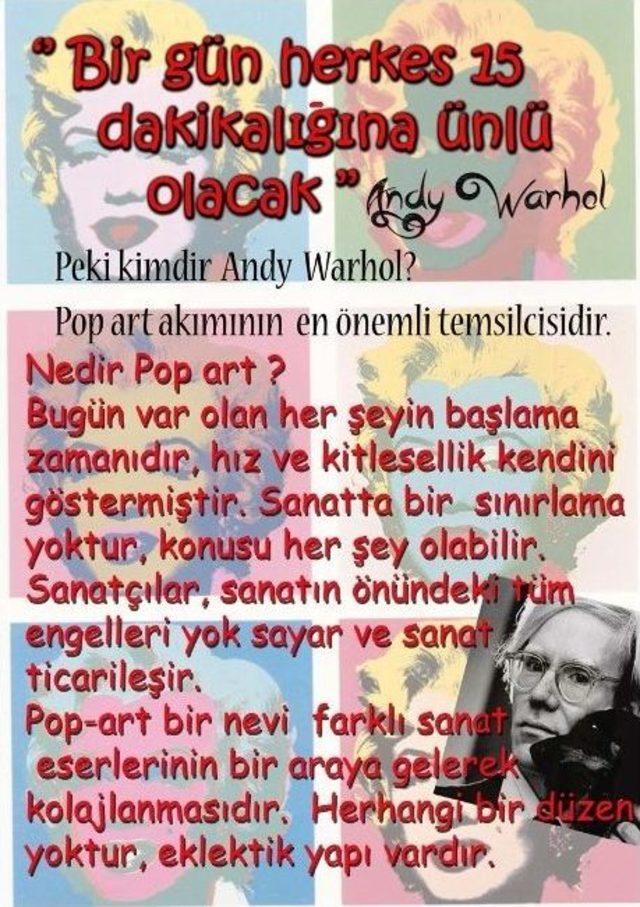 İletişim Fak&uuml;ltesi &Ouml;ğrencileri İleri Fotoğraf&ccedil;ılık Dersi Kapsamında Popart Sergisi A&ccedil;tı 1