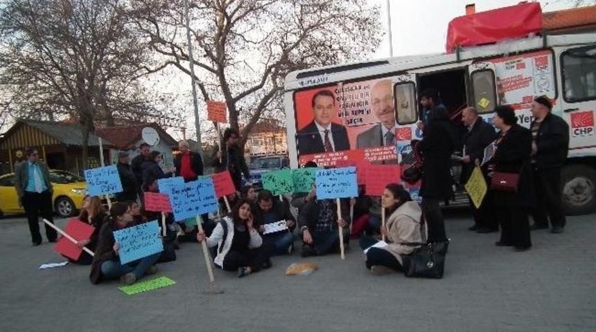 Berkin Elvan'ı Oturma Eylemiyle Andılar