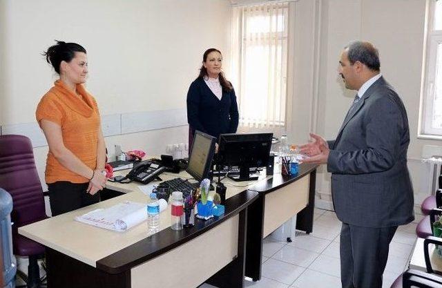 Başkan &Uuml;rg&uuml;p Kurum Gezilerine Devam Ediyor 1