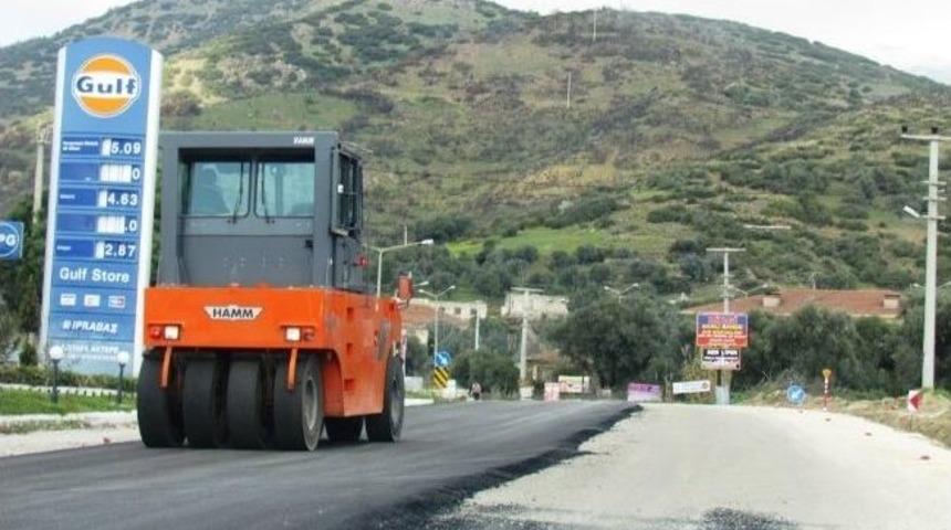 Birgi Yoluna Otoban Gibi Asfalt