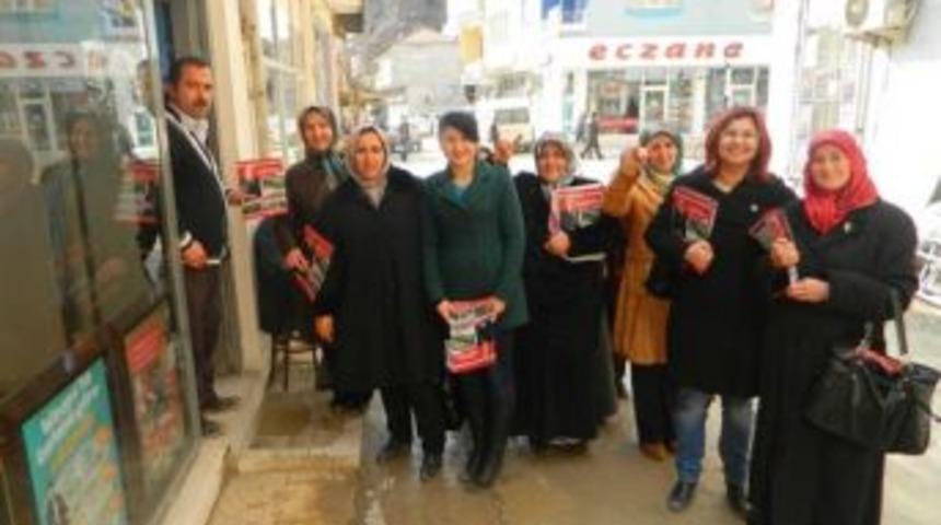 Osmancık MHP Kadın Kolları Se&ccedil;imlere &Ccedil;ok &Ccedil;alışıyor