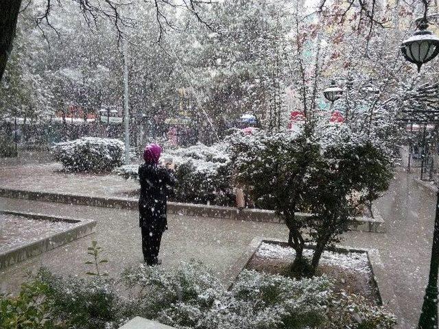 Kırıkkale&rsquo;de Kar Yağışı 1