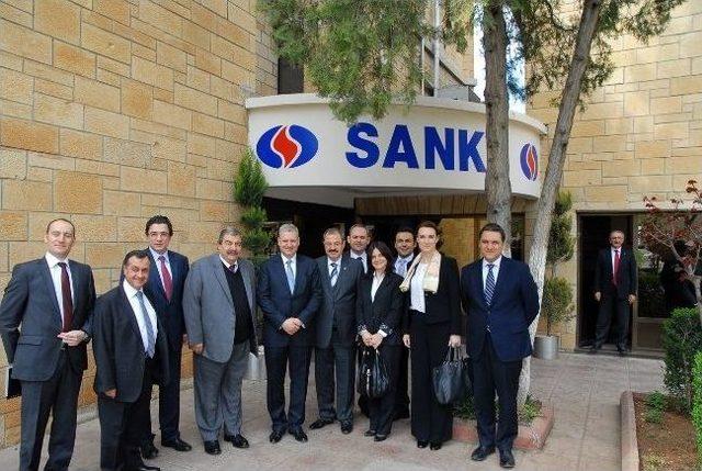Yapı Kredi Genel M&uuml;d&uuml;r&uuml; A&ccedil;ıkalın, Sanko&rsquo;yu Ziyaret Etti 1