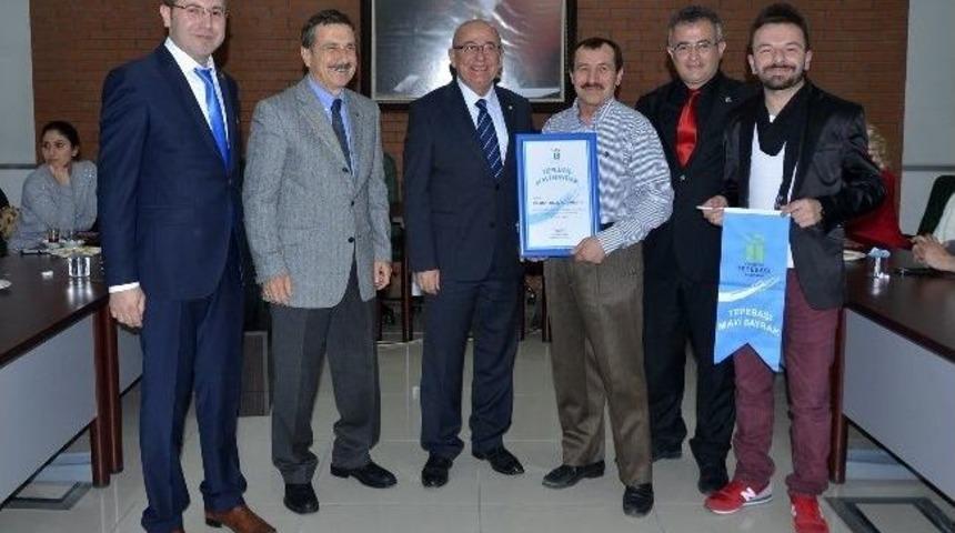 Tepebarış&rsquo;nda Mavi Bayrak Uygulaması