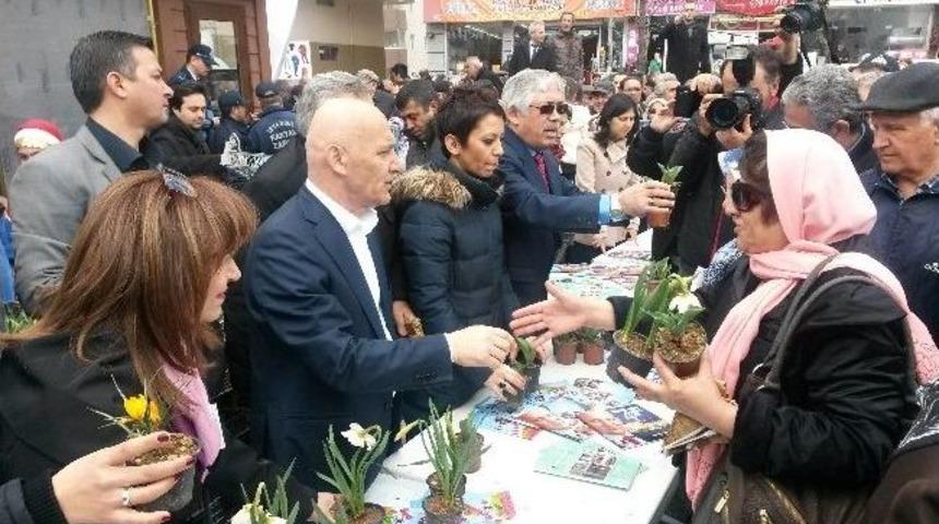 Lale Festivali&rsquo;nde 15 Bin Lale Soğanı Dağıtıldı