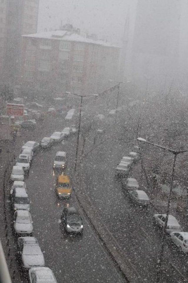 Konya da Kar Yağışı 1