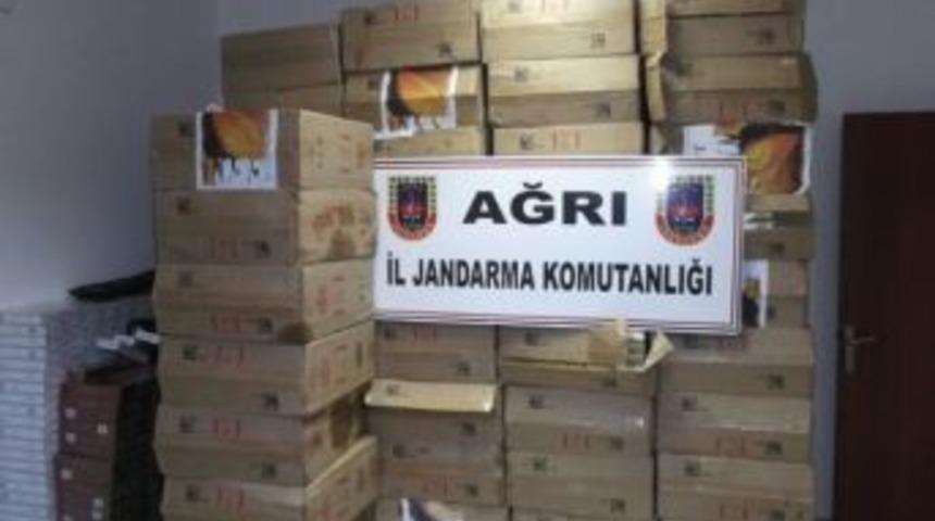 Doğubayazıt&rsquo;ta 50 Bin Paket Ka&ccedil;ak Sigara Ele Ge&ccedil;irildi