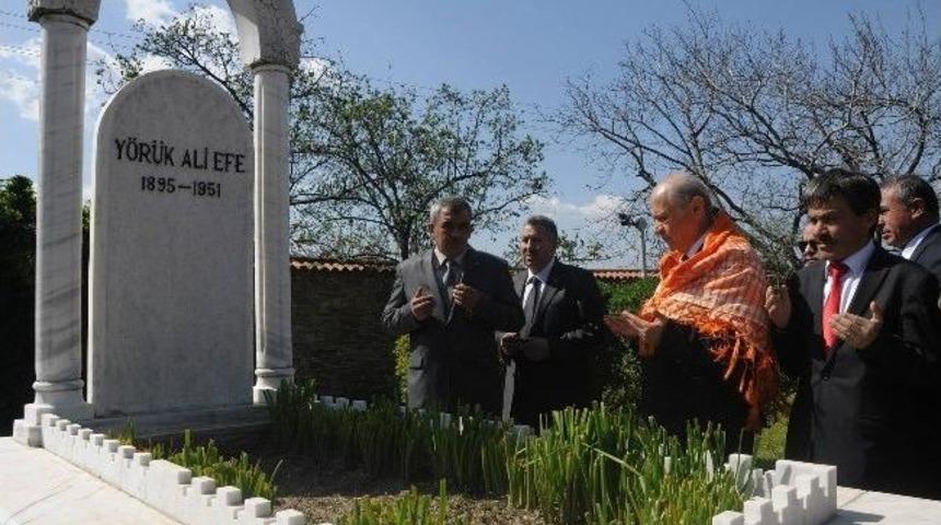 Mhp Lideri Bah&ccedil;eli, Y&ouml;r&uuml;k Ali Efe&rsquo;yi Ziyaret Etti