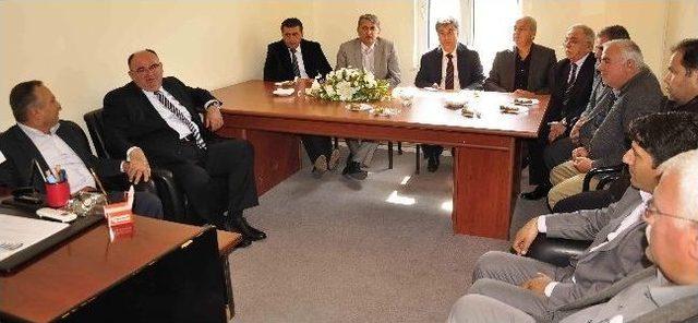 Ak Parti Adayı Barut, Meslek Kuruluşlarını Ziyaret Etti 1