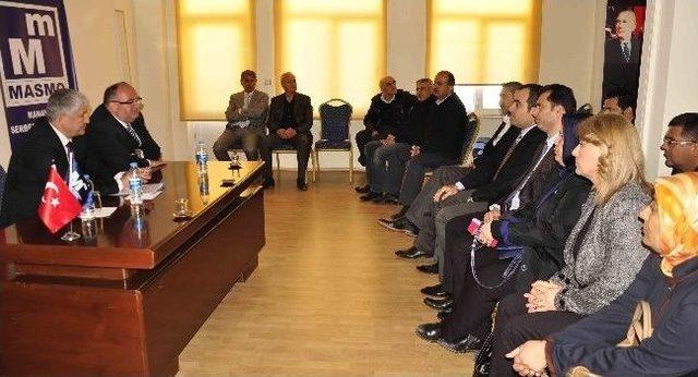 Ak Parti Adayı Barut, Meslek Kuruluşlarını Ziyaret Etti 2