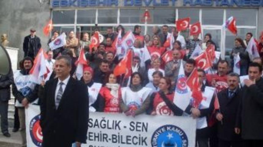 T&uuml;rk Sağlık Sen Şube Başkanı H&uuml;seyin Kararman: