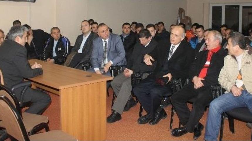 Mhp Giresun Belediye Başkan Adayı Erzurum'dan T&uuml;rkiye Faal Futbol Hakemleri Ve G&ouml;zlemcileri Derneği'ne Ziyaret