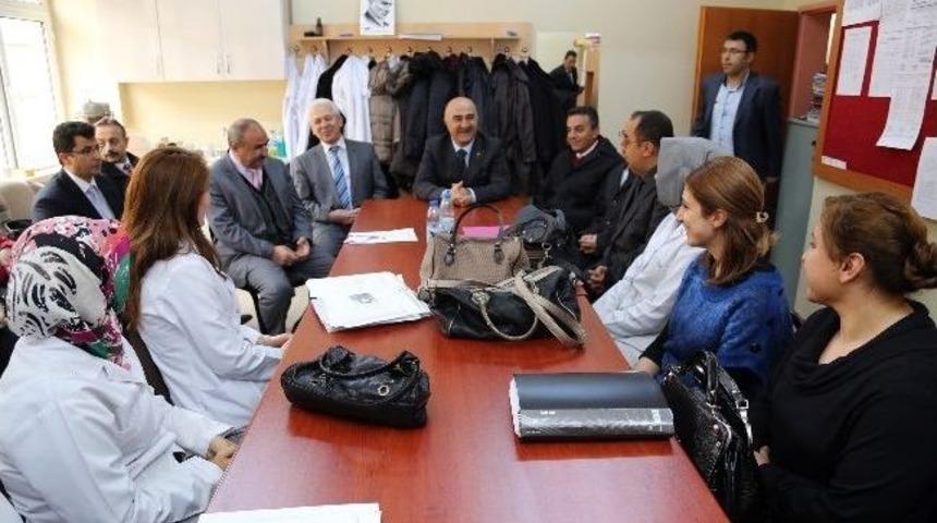 Başkan Yıldırım'dan Veda Turu