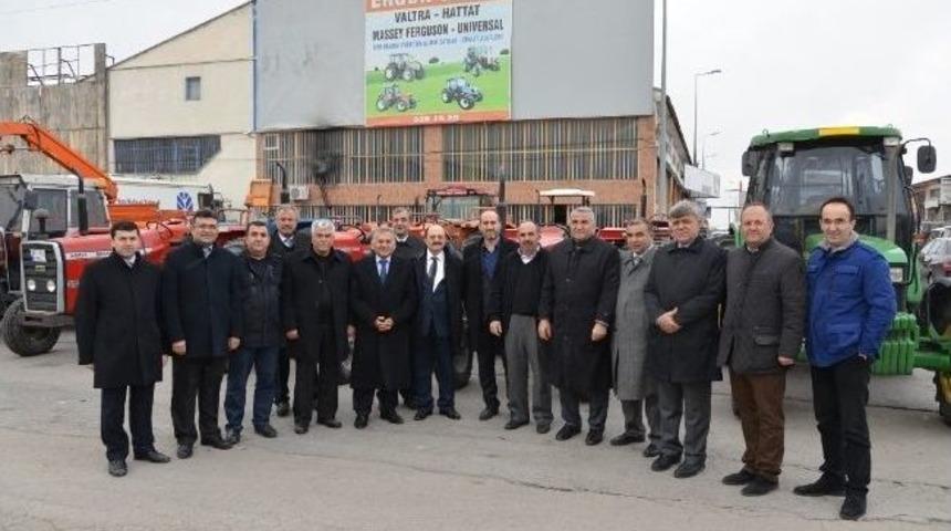 Başkan B&uuml;y&uuml;kkılı&ccedil;, Trakt&ouml;rc&uuml;ler Esnafı İle Buluştu