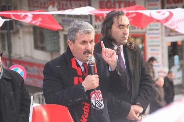 Bbp Genel Başkanı Mustafa Destici: