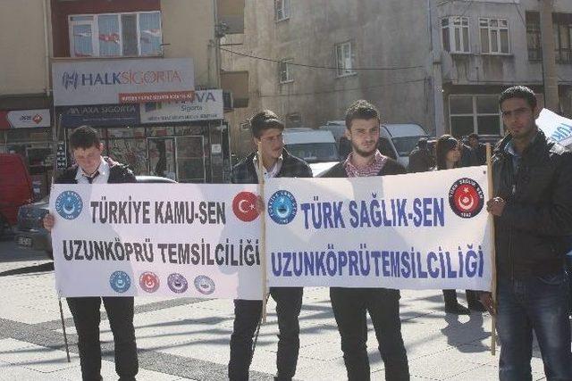 Edirne Türk Sağlık-sen Tıp Bayramı Açıklaması