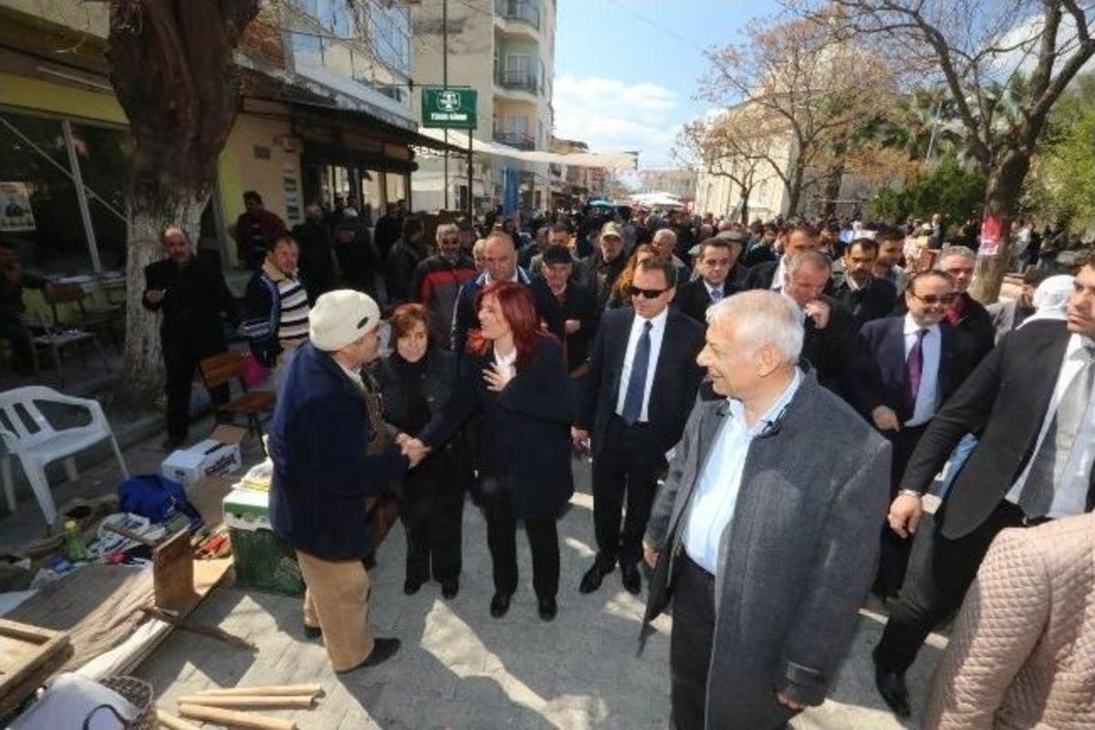 &Ccedil;er&ccedil;ioğlu Ve Yavaşoğlu, Germencik Pazarını Gezdi