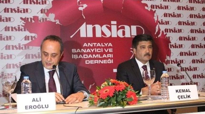 Mhp Adayı &Ccedil;elik, İş Adamlarına Projelerini Anlattı